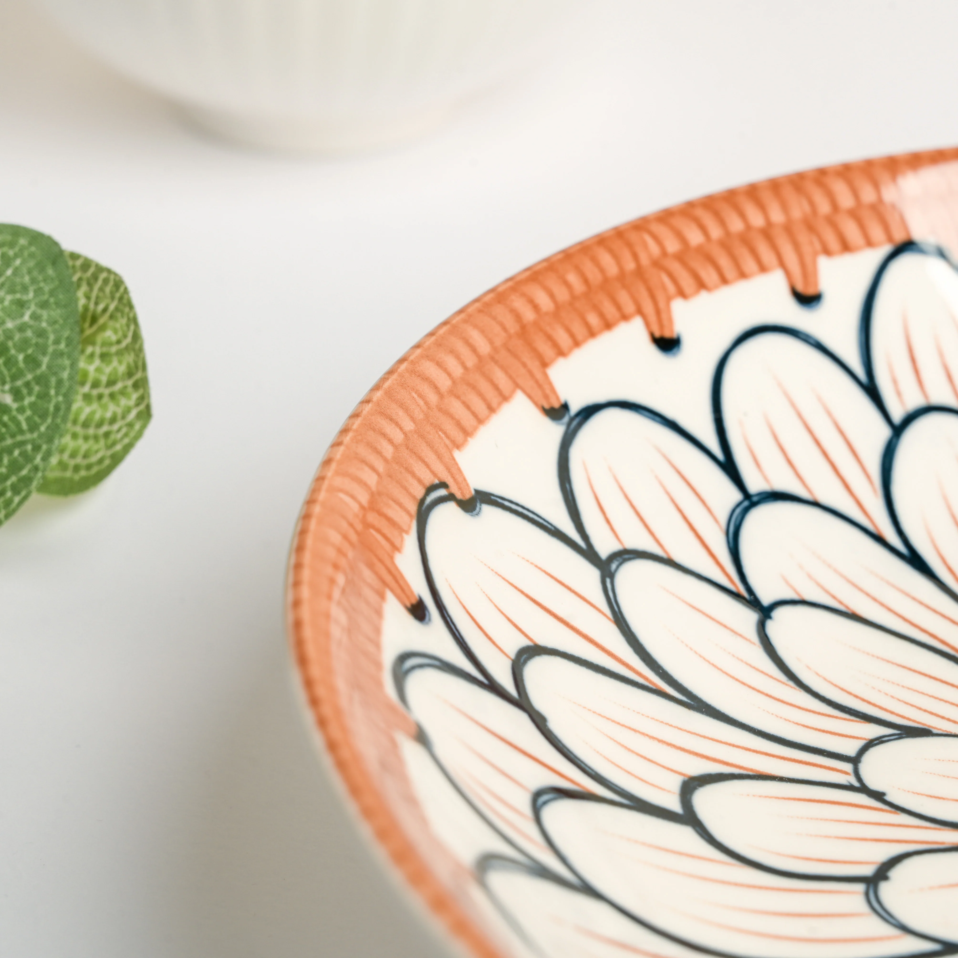 Abloom Ceramic Snack Dish 8 Inch - Image 6