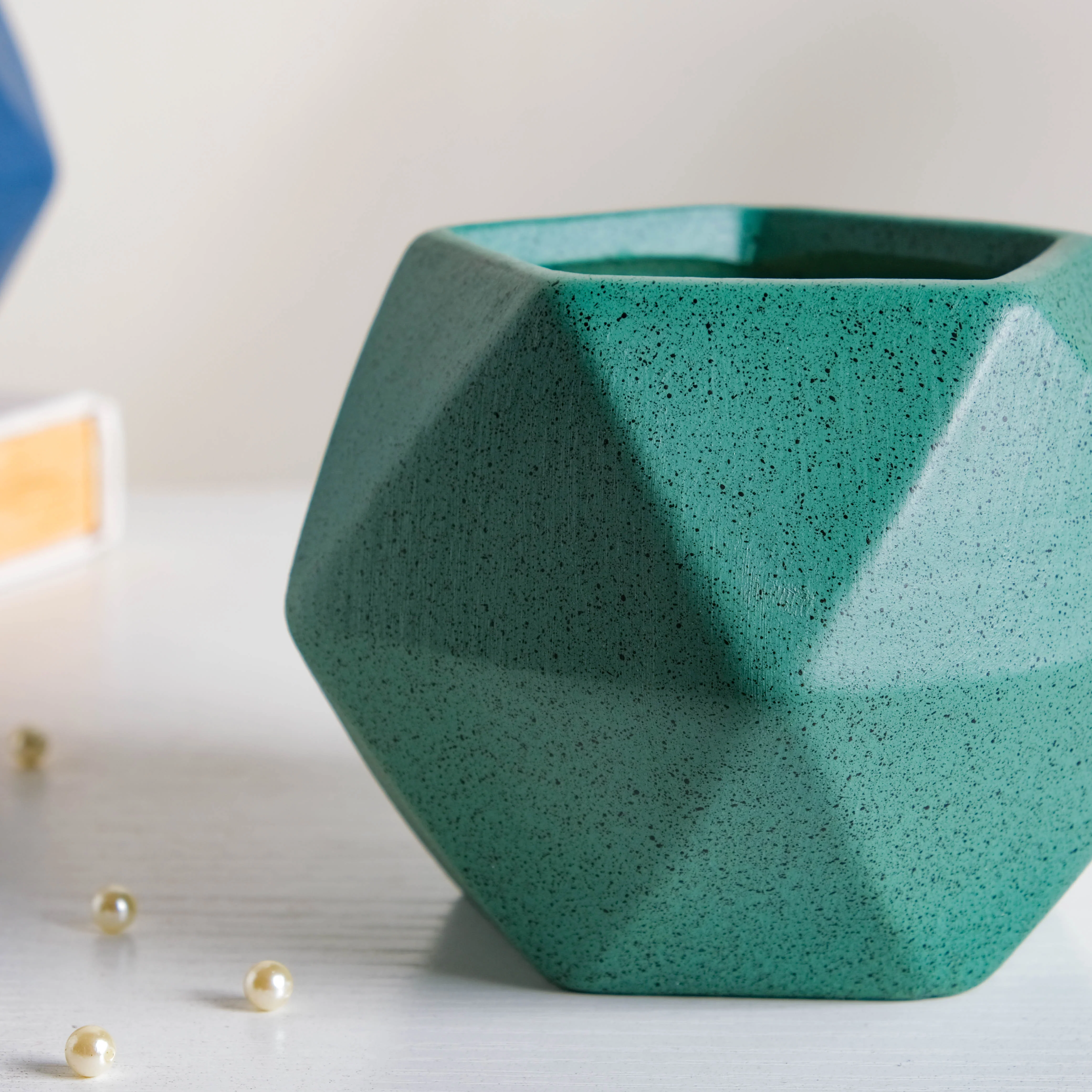 Abstract Ceramic Planter Pot Set Of 5 - Image 9