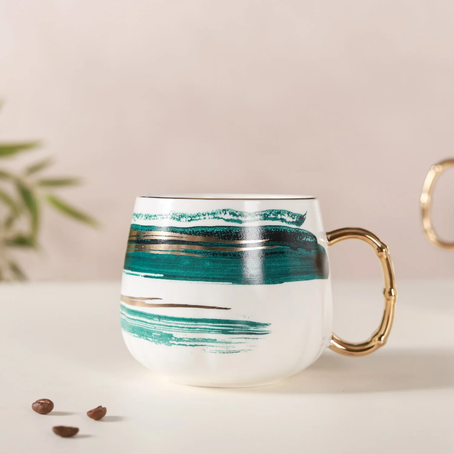 Abstract Golden Handle Cup - Image 4