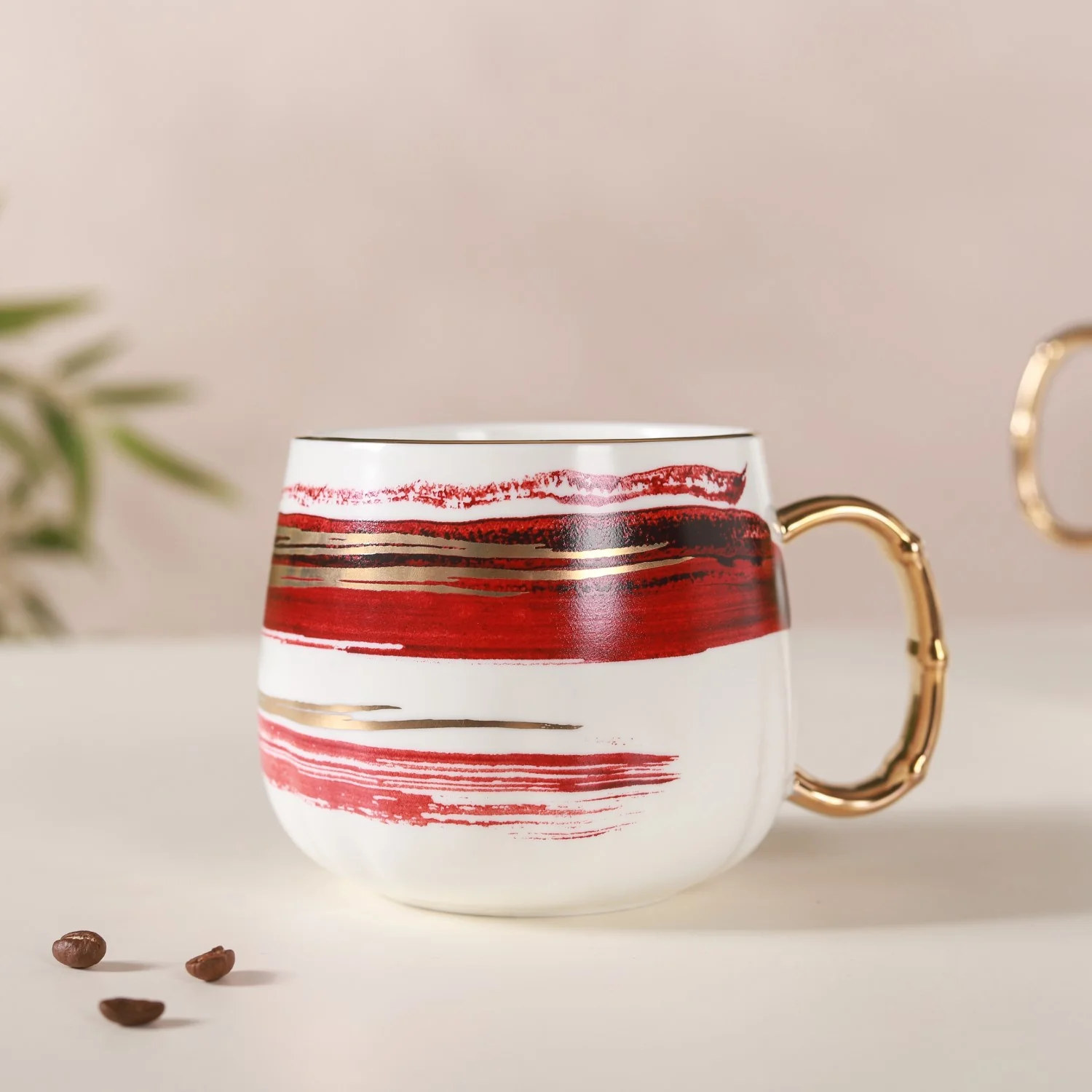 Abstract Golden Handle Cup - Image 5