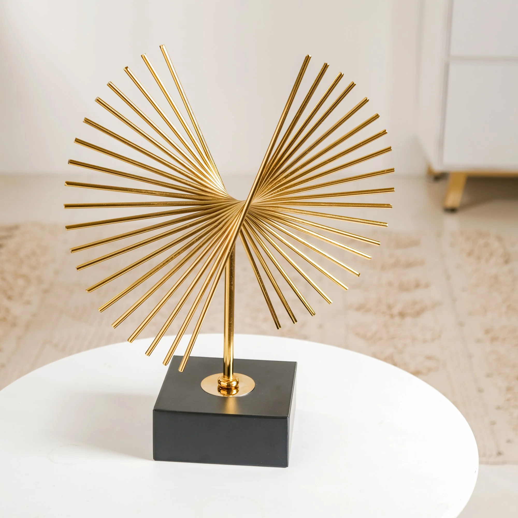 Abstract Radiance Decor Showpiece Gold Large - Image 7