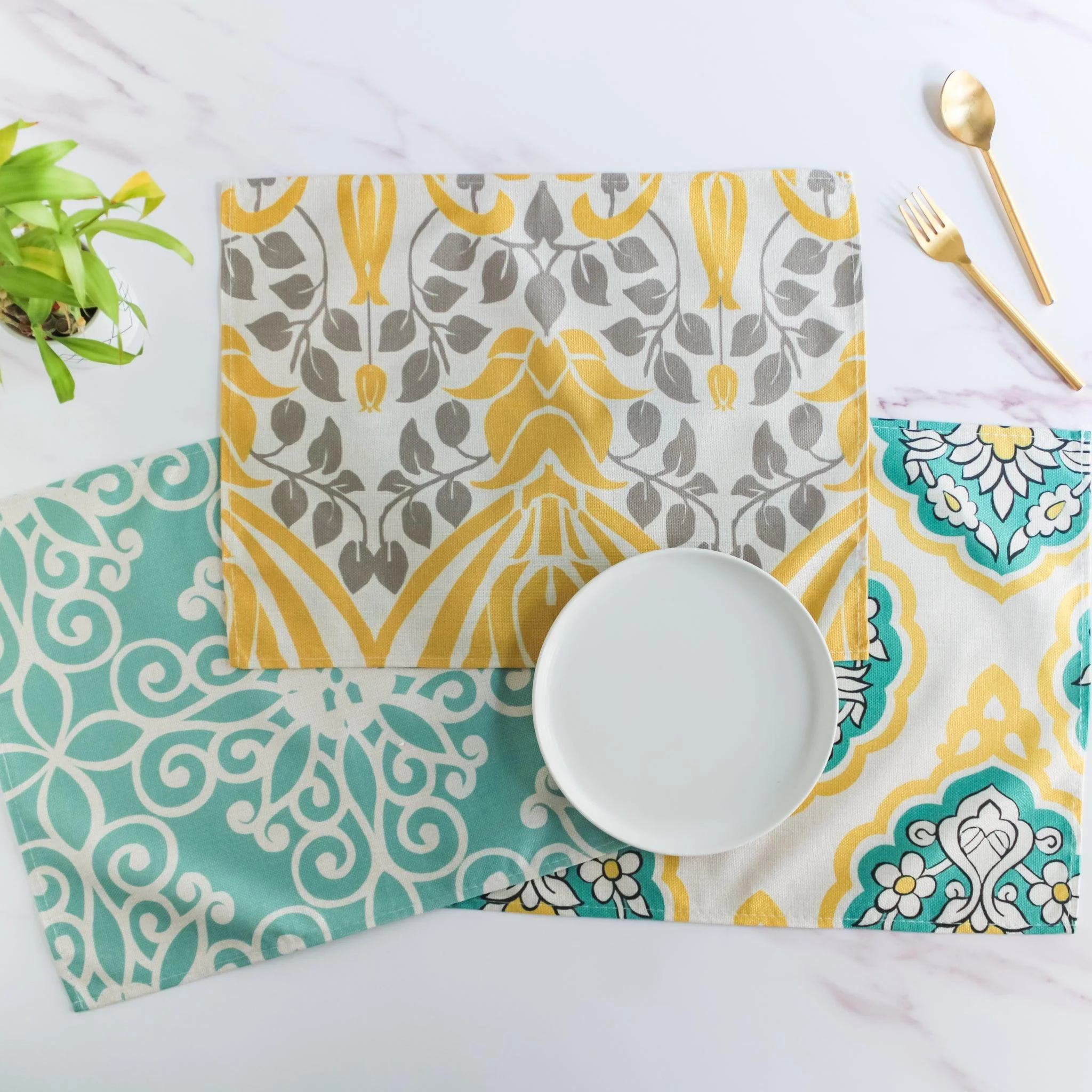 Abstract Table Mat Set of 2