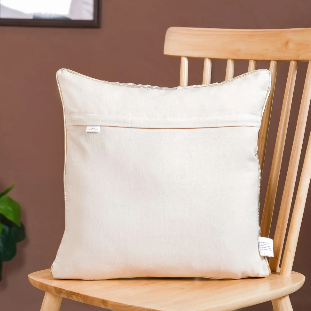 Abstract Textured Cushion Cover 15x15 Inch - Image 8