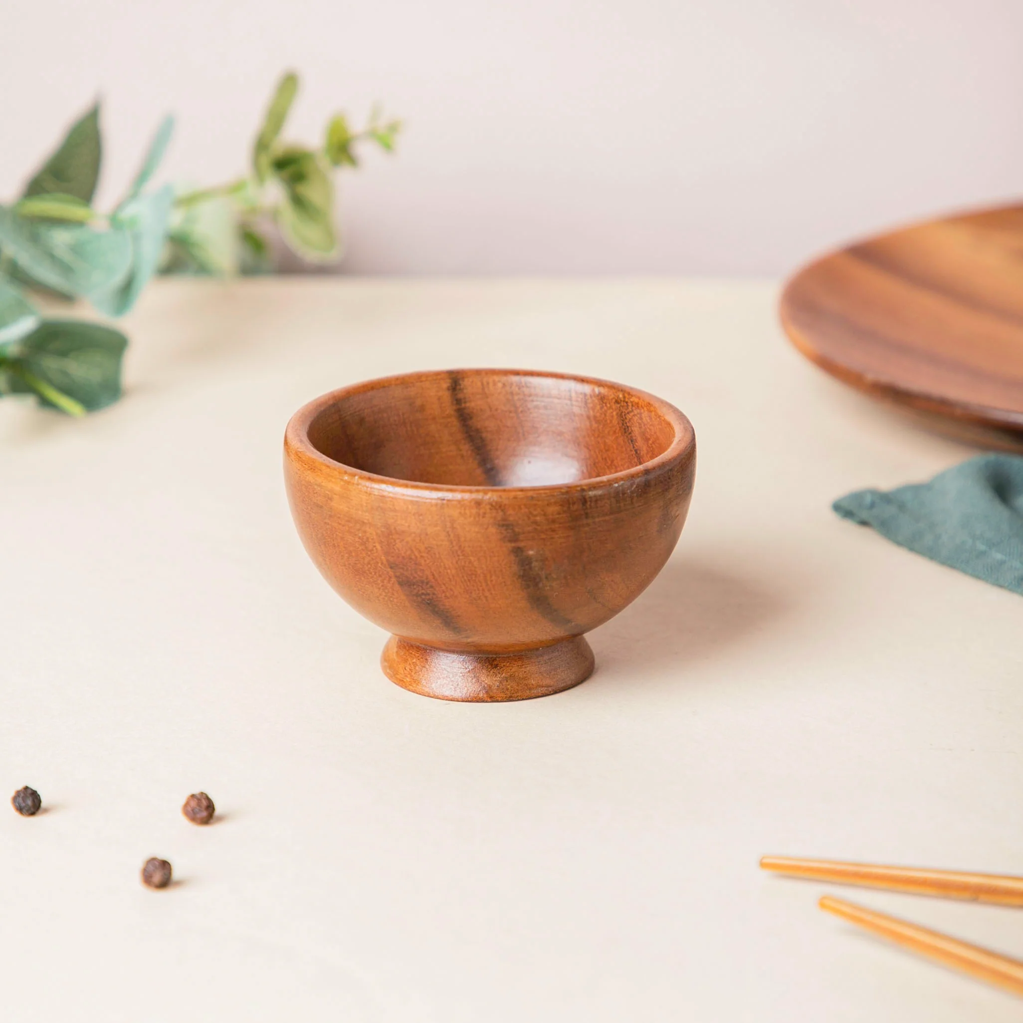 Acacia Round Dip Bowl