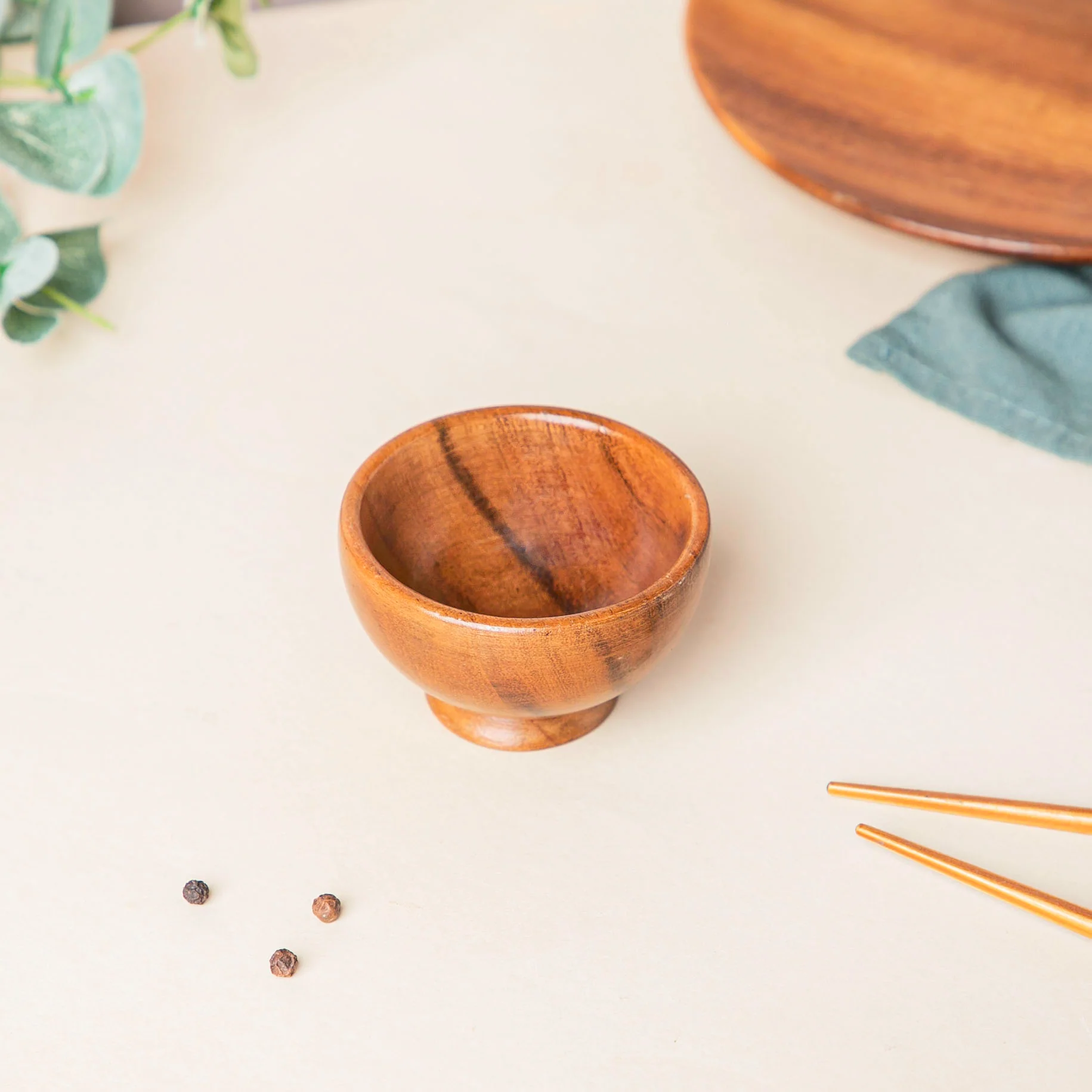 Acacia Round Dip Bowl - Image 4