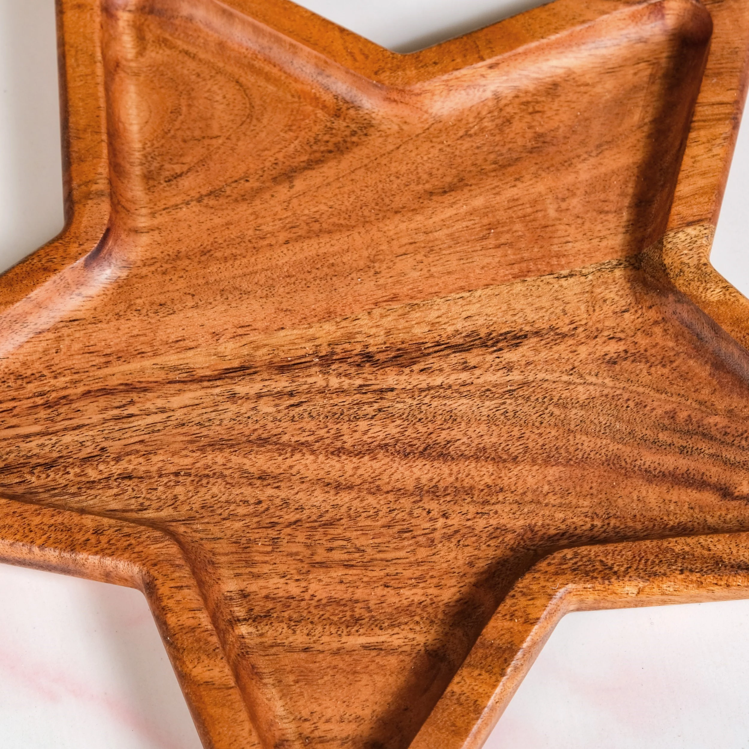 Acacia Wood Star Serving Platter 31x27cm - Image 7