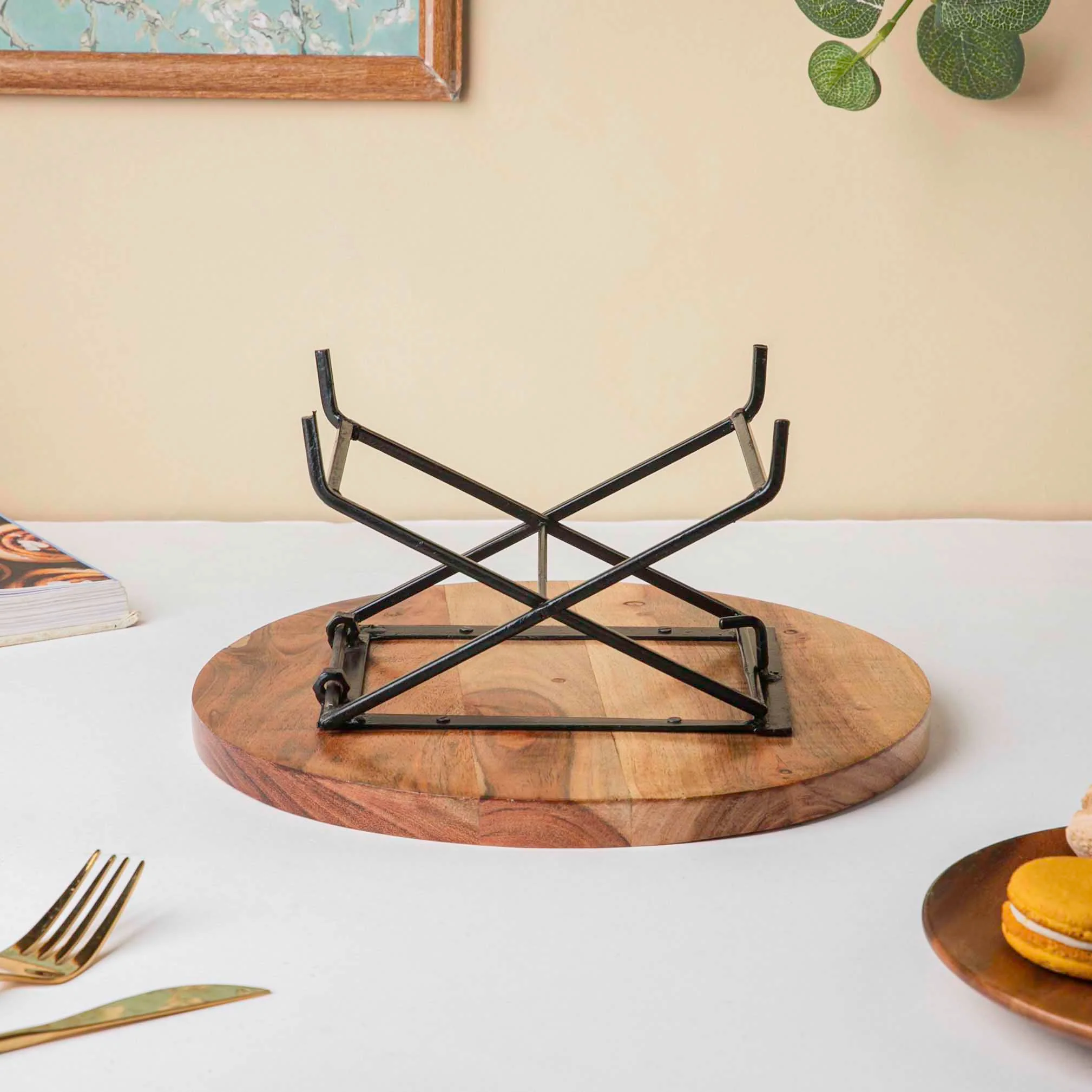 Acacia Tropical Cake Stand 10 Inch - Image 6