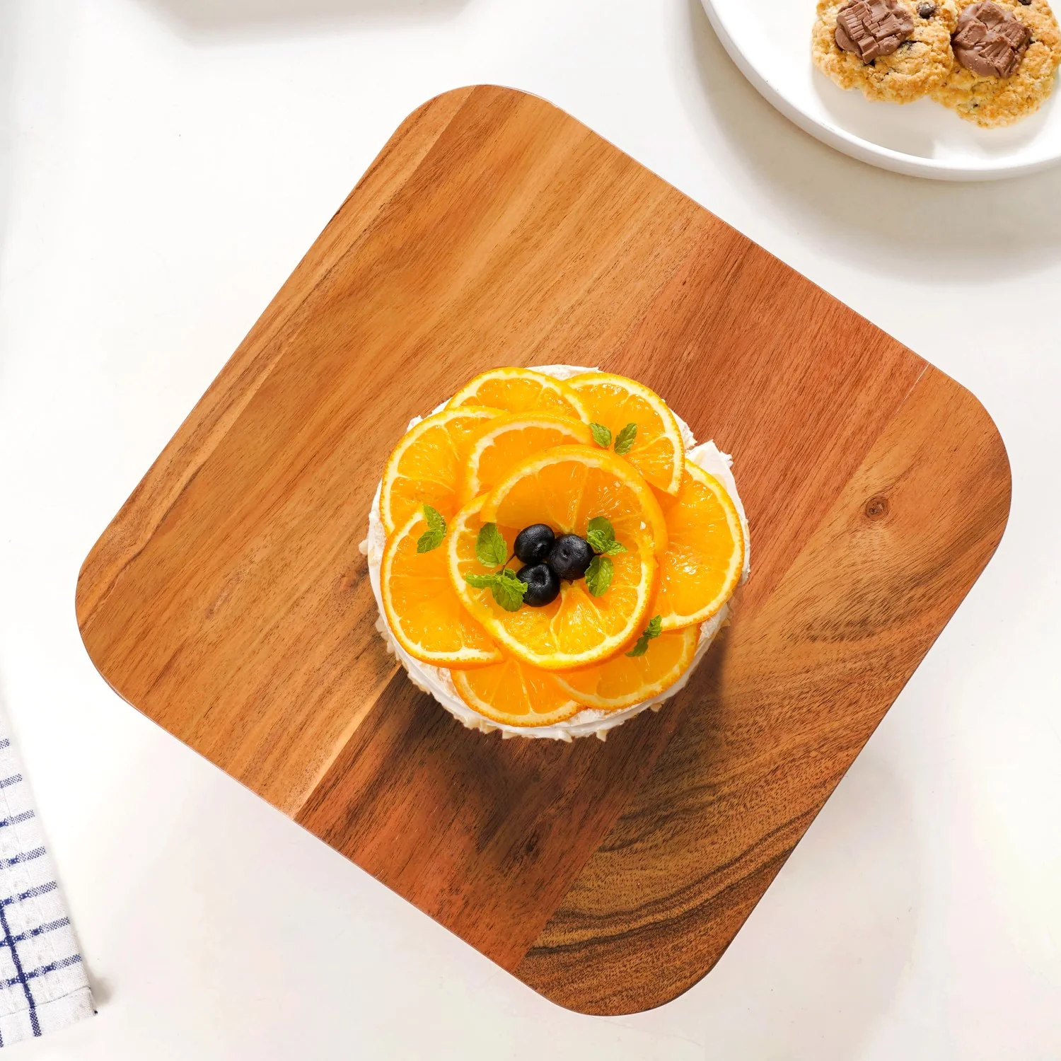Acacia Wood Cake Stand - Image 4