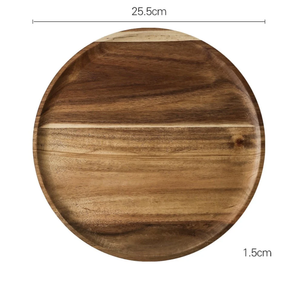Acacia Wood Cake Stand With Dome 10 inch - Image 12