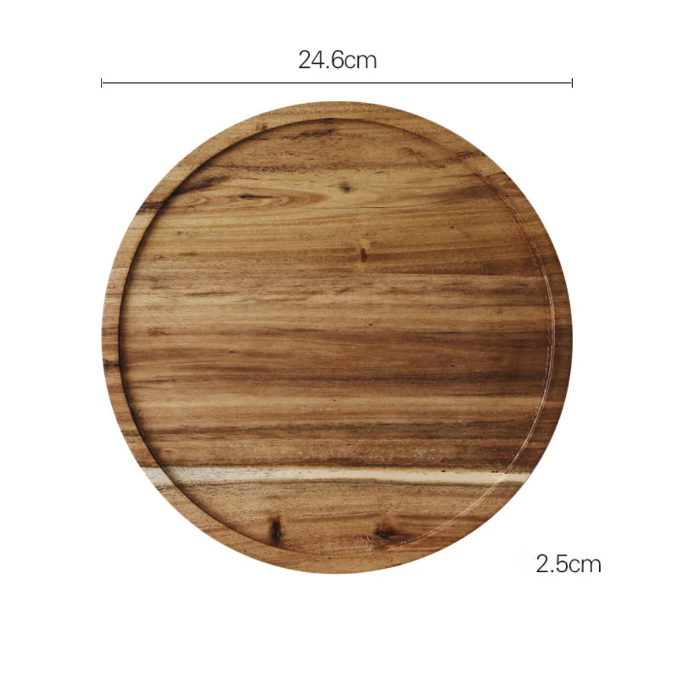 Acacia Wood Rotating Cake Stand 8 Inch - Image 13