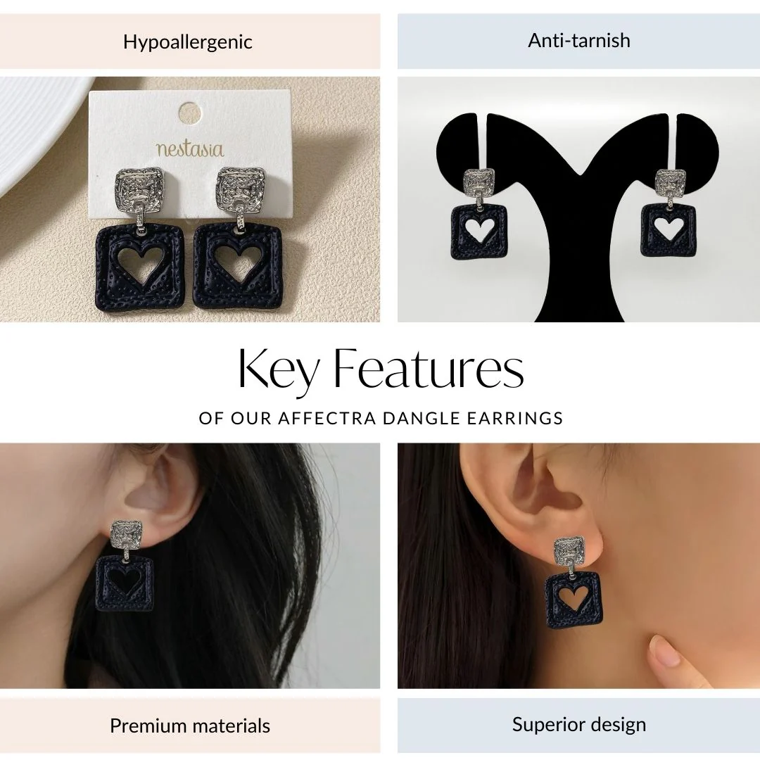 Affectra Dangle Earrings - Image 4