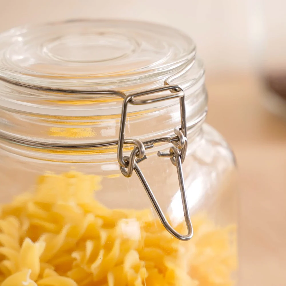 Airtight Glass Jars With Clip Lids Set Of 4 1000ml - Image 8