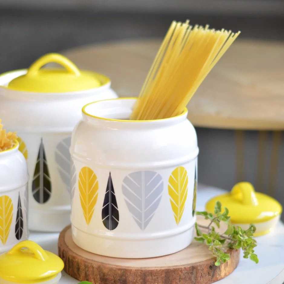 Airtight Jars Yellow - Image 12