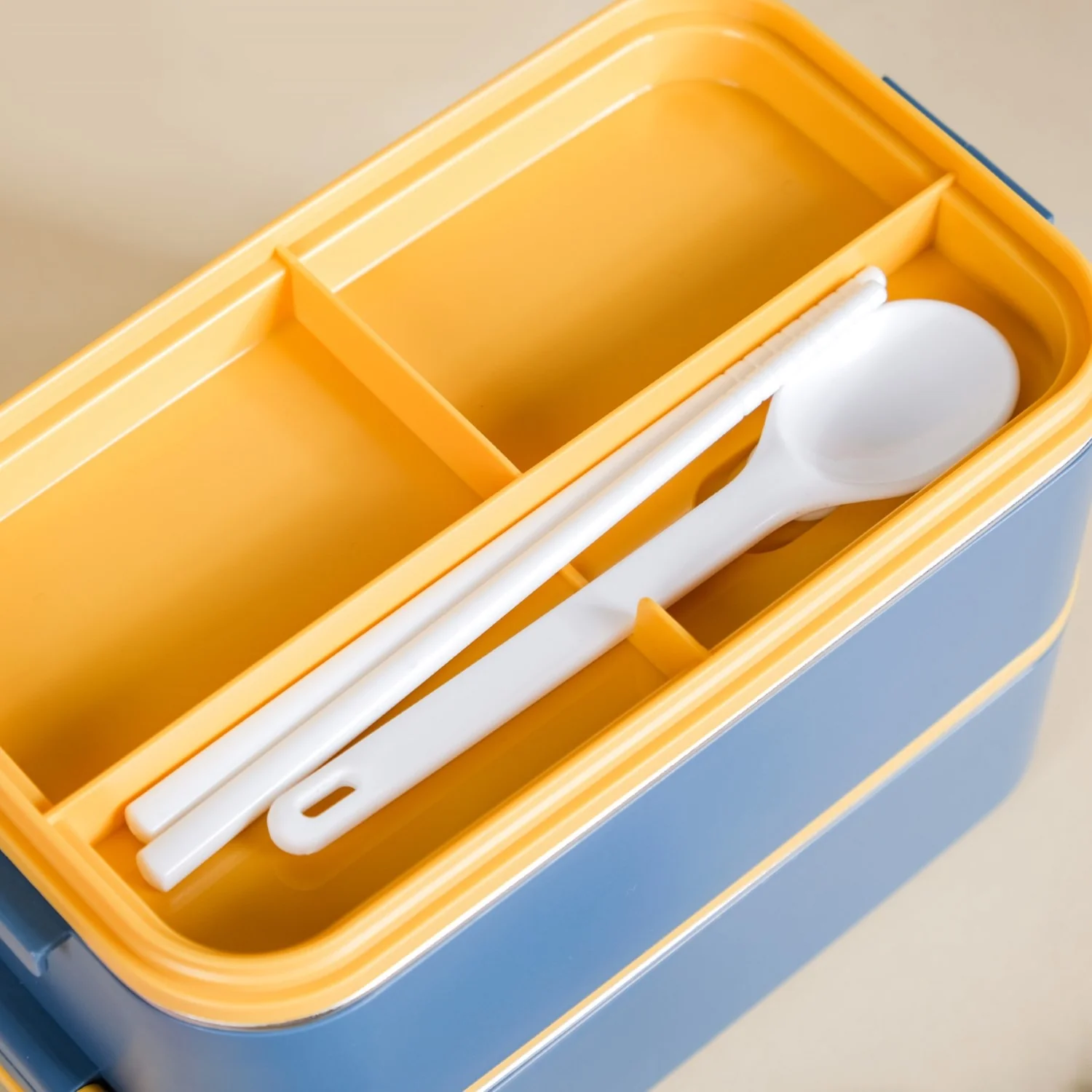 Airtight Multi Compartment Bento Lunch Box Teal 2000ml - Image 14