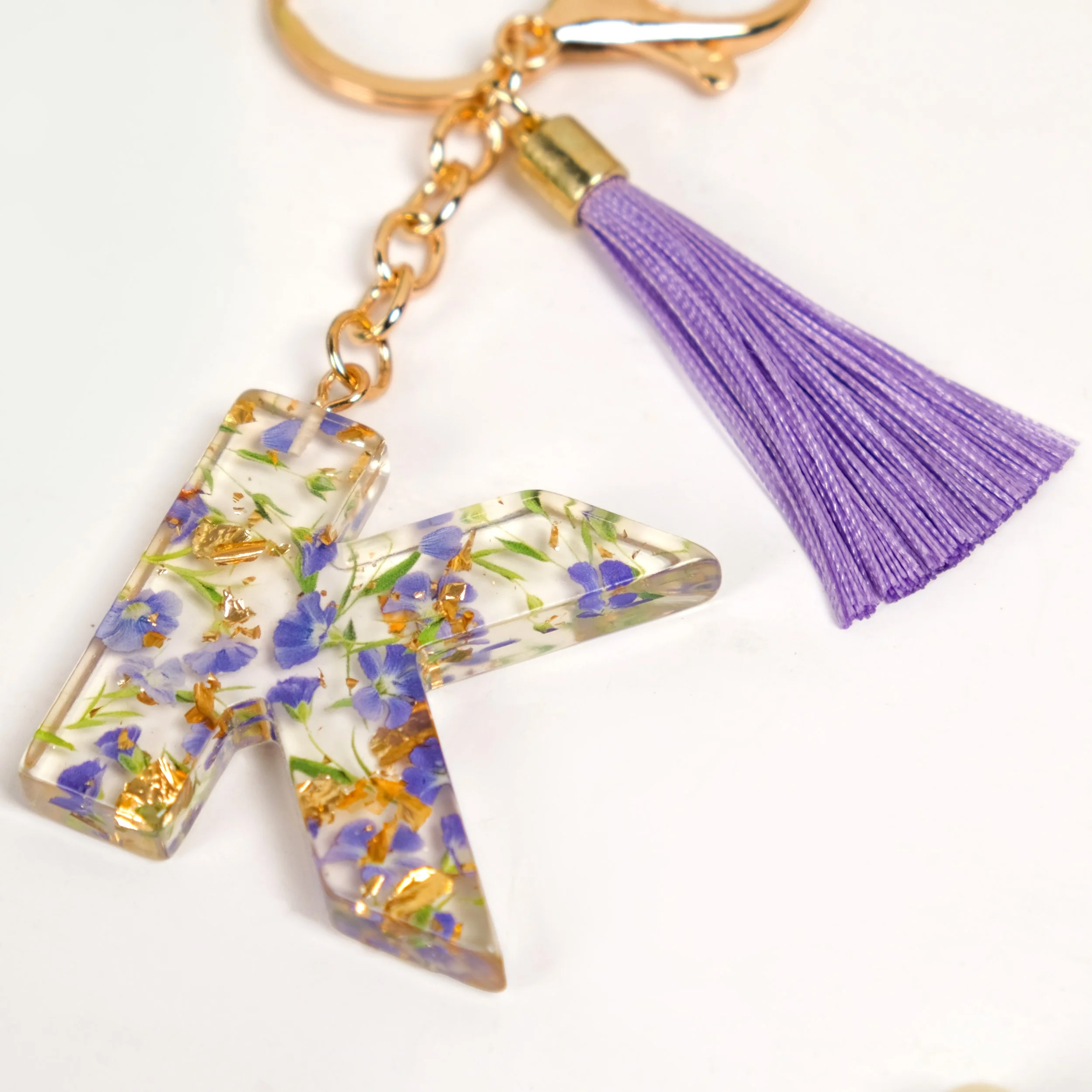 Alphabet Initial Letter K Keychain - Image 7