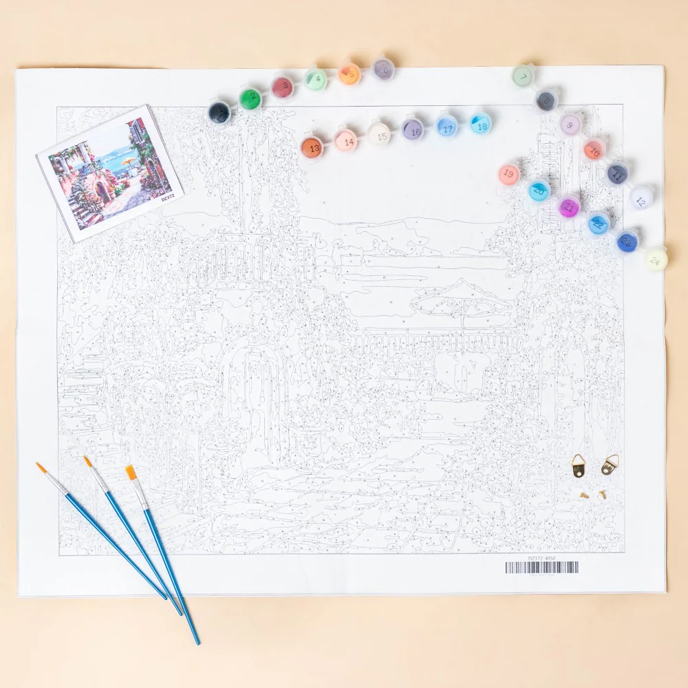 Amalfi Painting By Numbers DIY Kit - Image 2