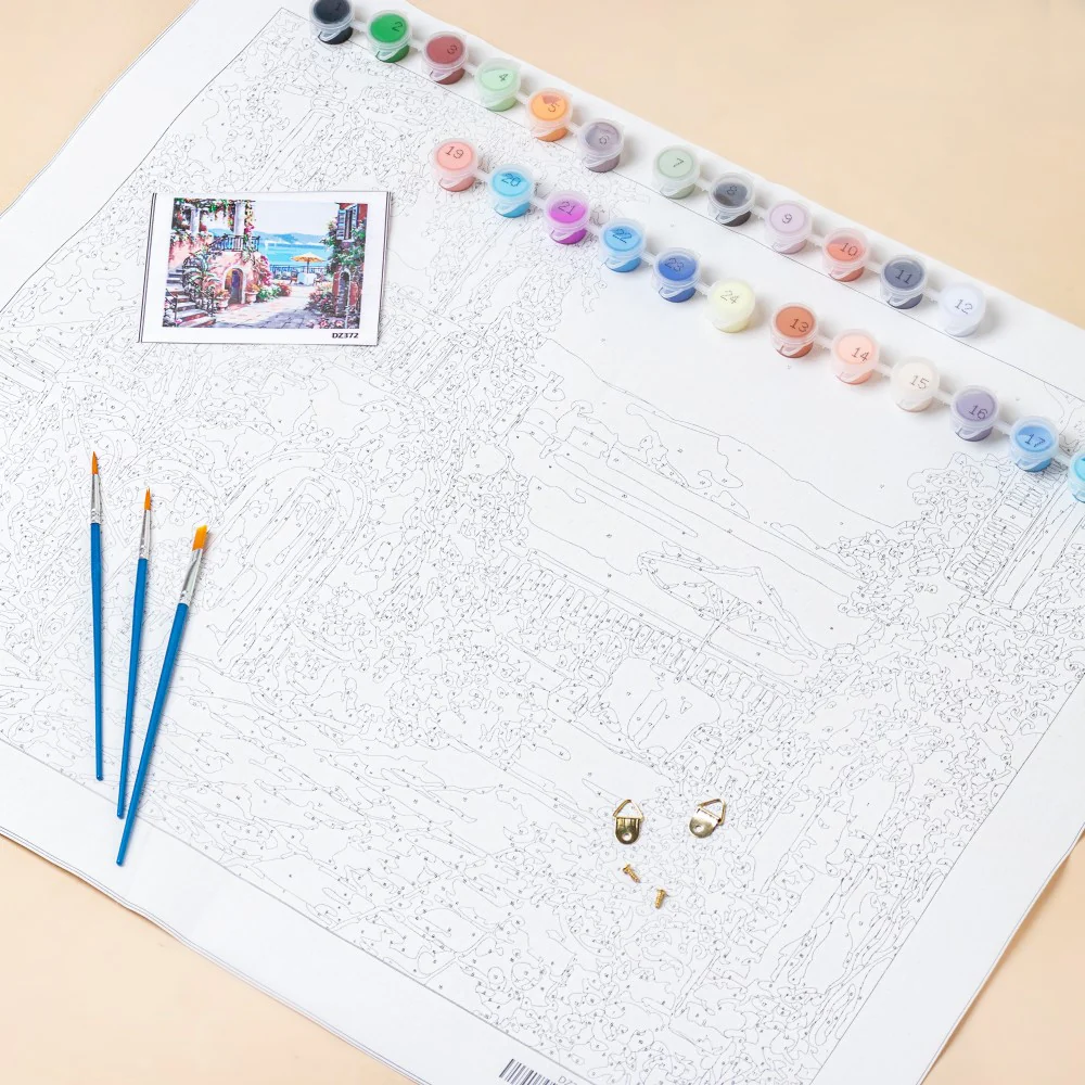 Amalfi Painting By Numbers DIY Kit - Image 9