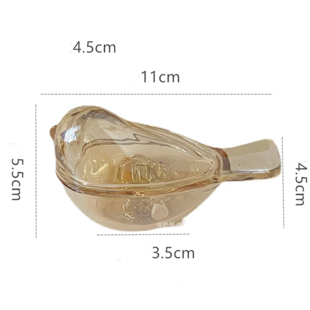 Amber Bird Glass Box - Image 7