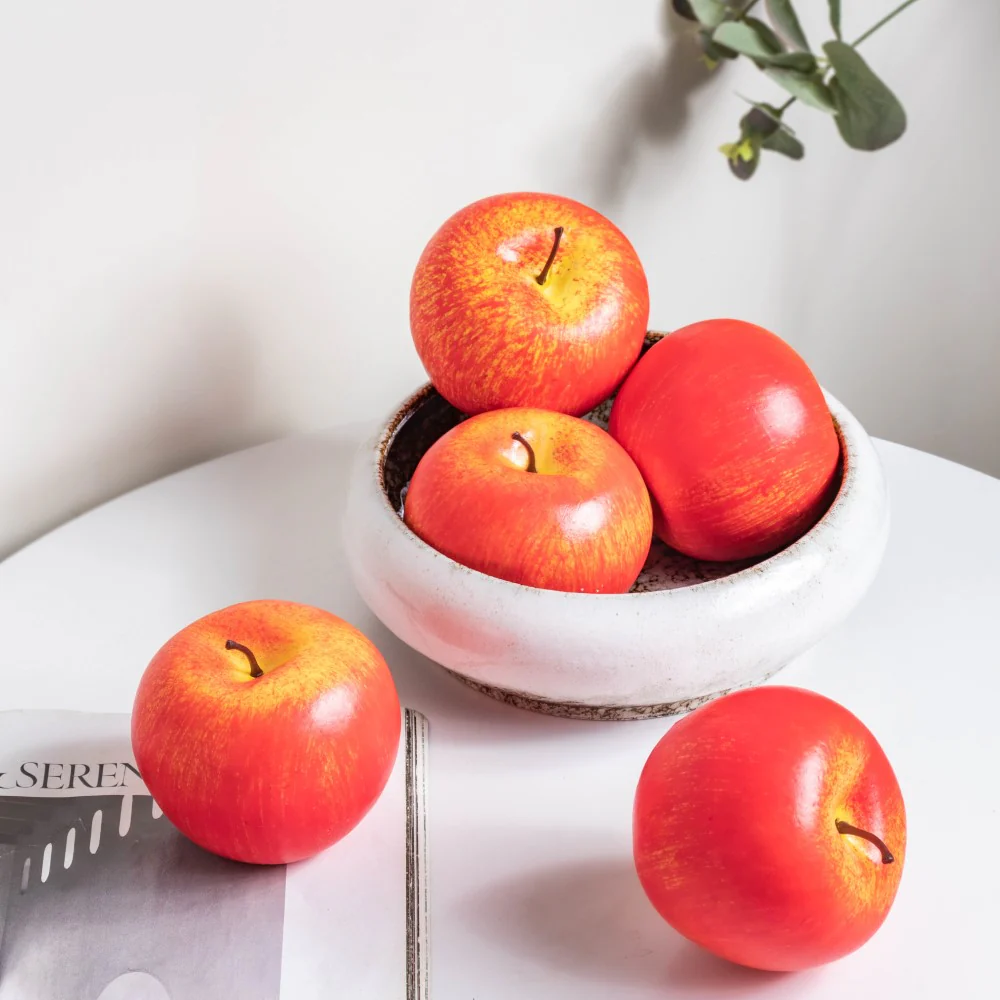 Apple Decor Set Of 5 Red - Image 5