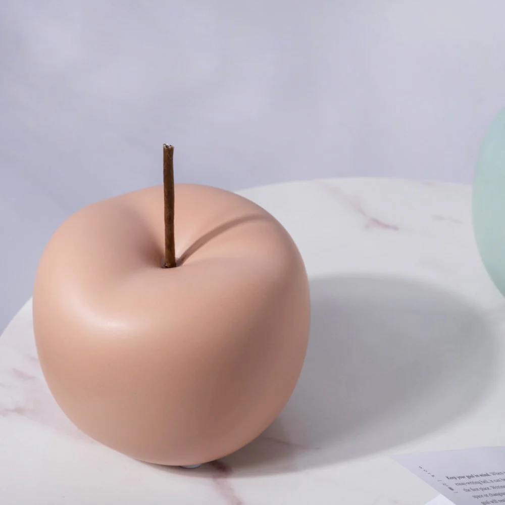 Apple Decor Showpiece Large Pink - Image 4