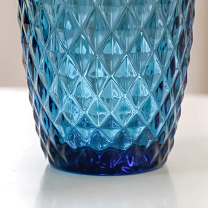 Aqua Blue Glassware Set of 4 - Image 8