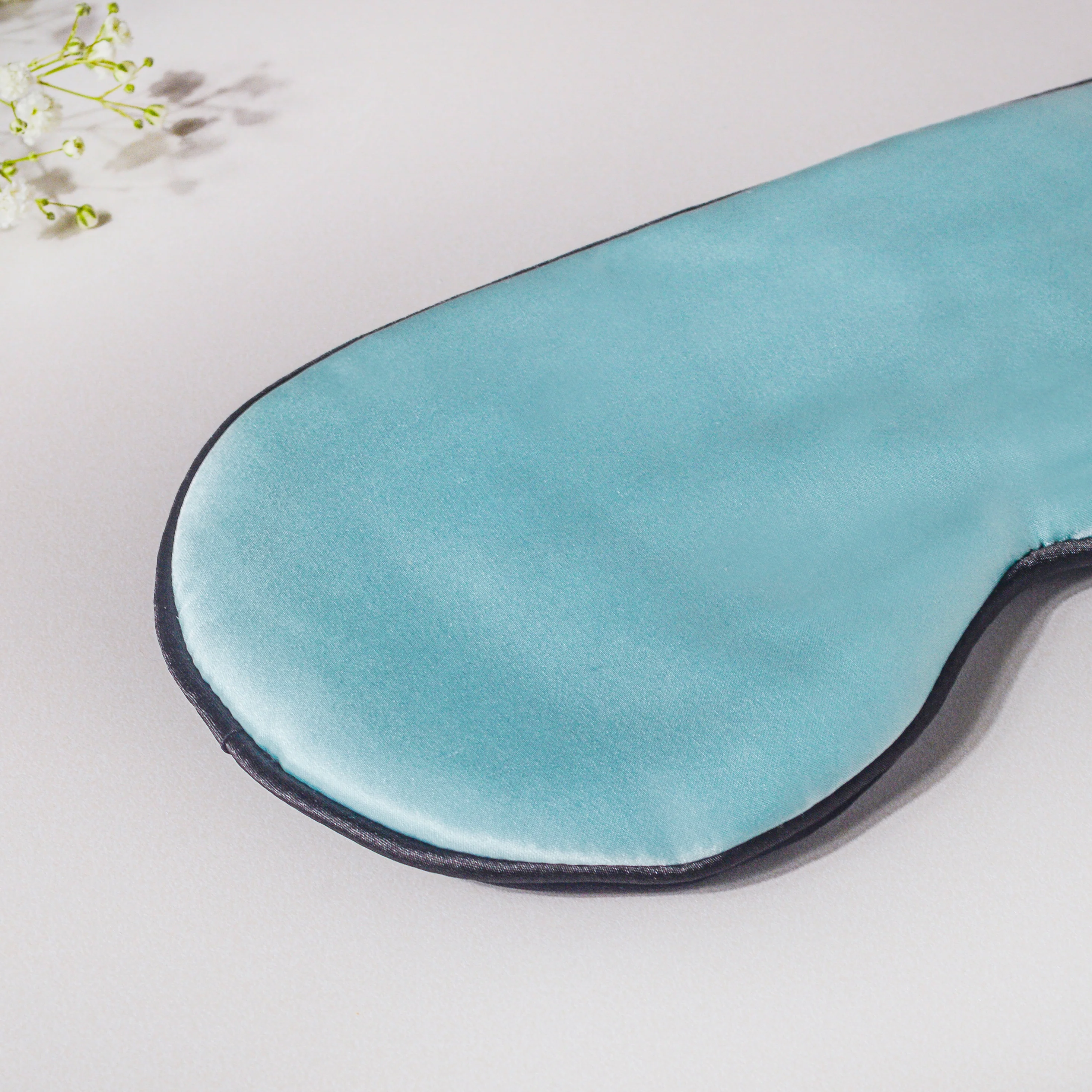 Aqua Blue Travel Eye Mask - Image 7