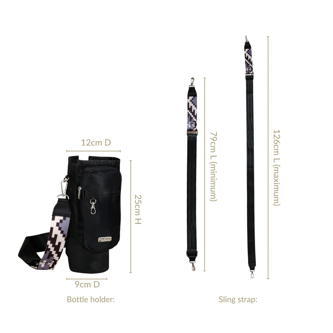 Aqua Cradle Water Bottle Holder Black - Image 4