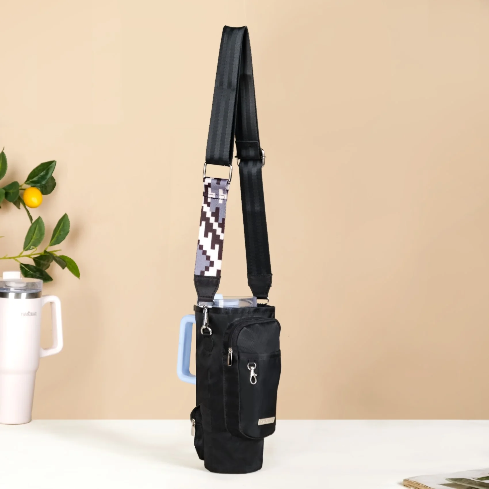 Aqua Cradle Water Bottle Holder Black - Image 7