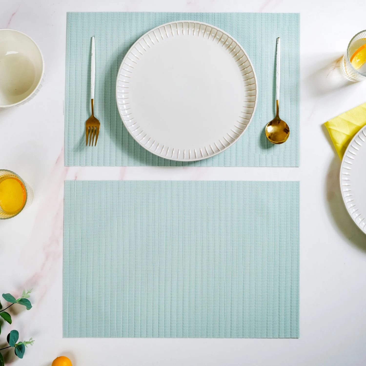 Aqua Table Mat Set Of 6 - Image 6