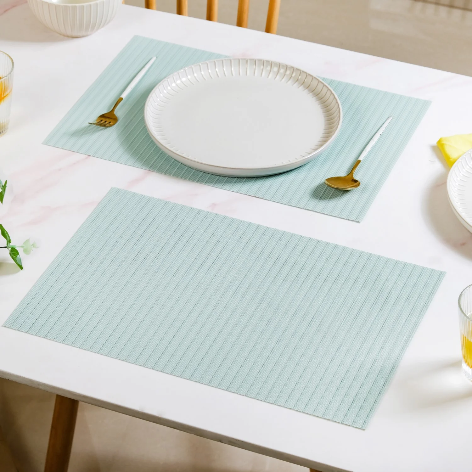 Aqua Table Mat Set Of 6 - Image 8