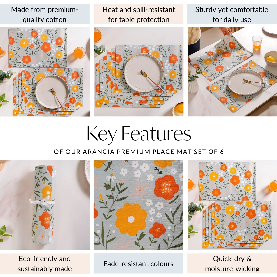 Arancia Premium Place Mat Set Of 6 - Image 5