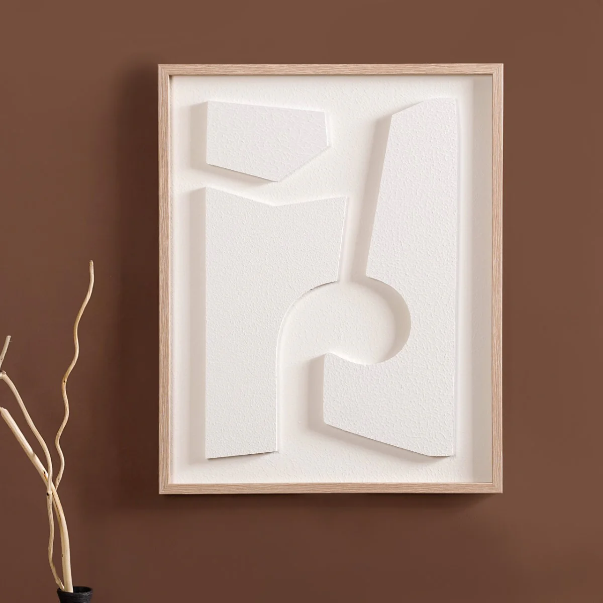 Art 3D Wall Decor With Frame 20x16 Inch