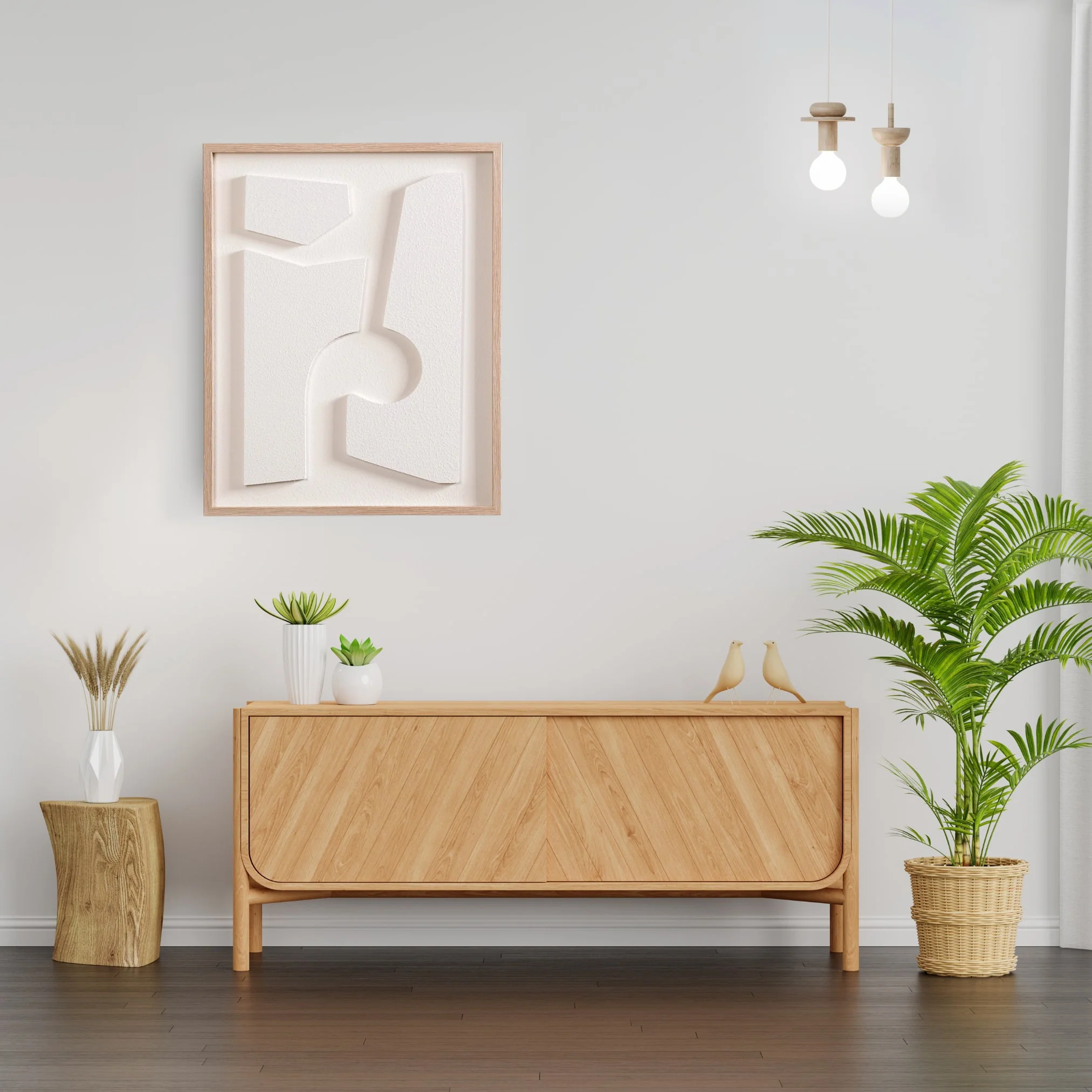Art 3D Wall Decor With Frame 20x16 Inch - Image 4