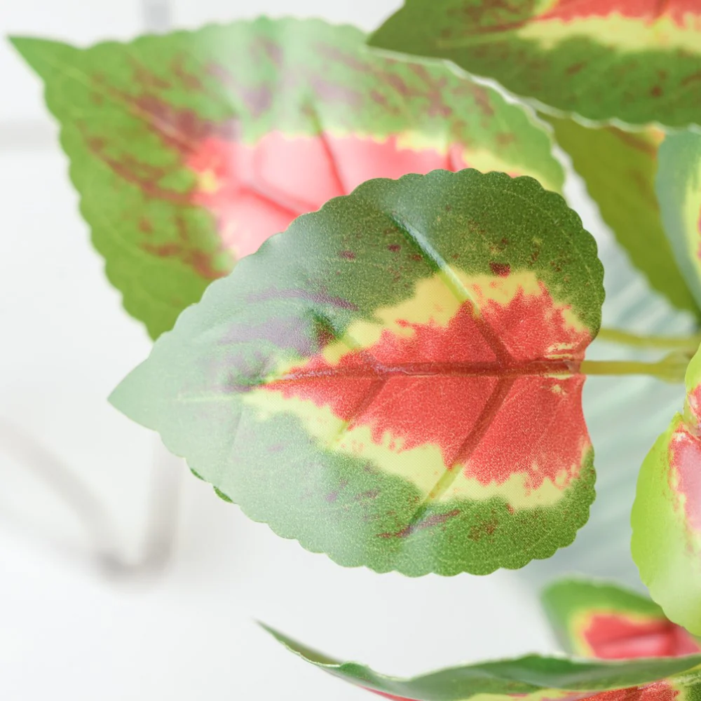 Artificial Decorative Coleus Leaves Set of 2 - Image 3