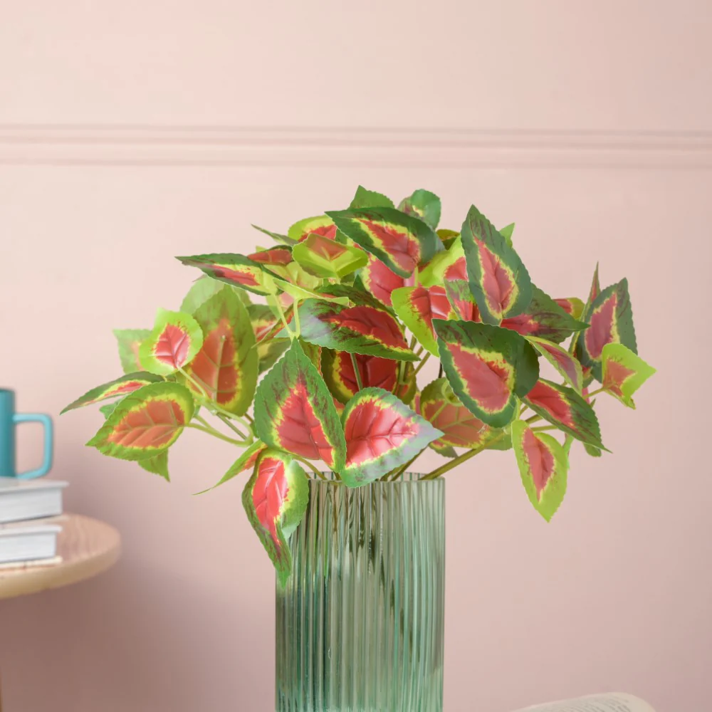 Artificial Decorative Coleus Leaves Set of 2 - Image 4