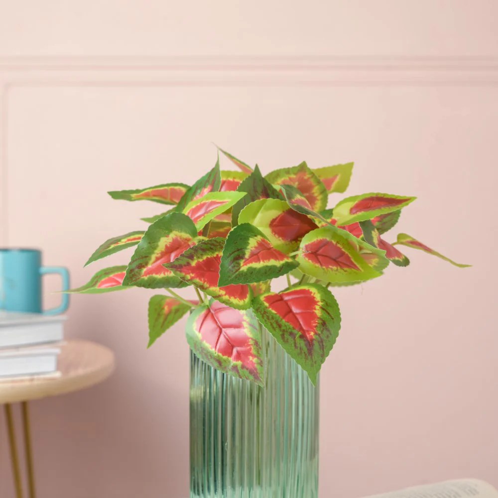 Artificial Decorative Coleus Leaves Set of 2 - Image 5