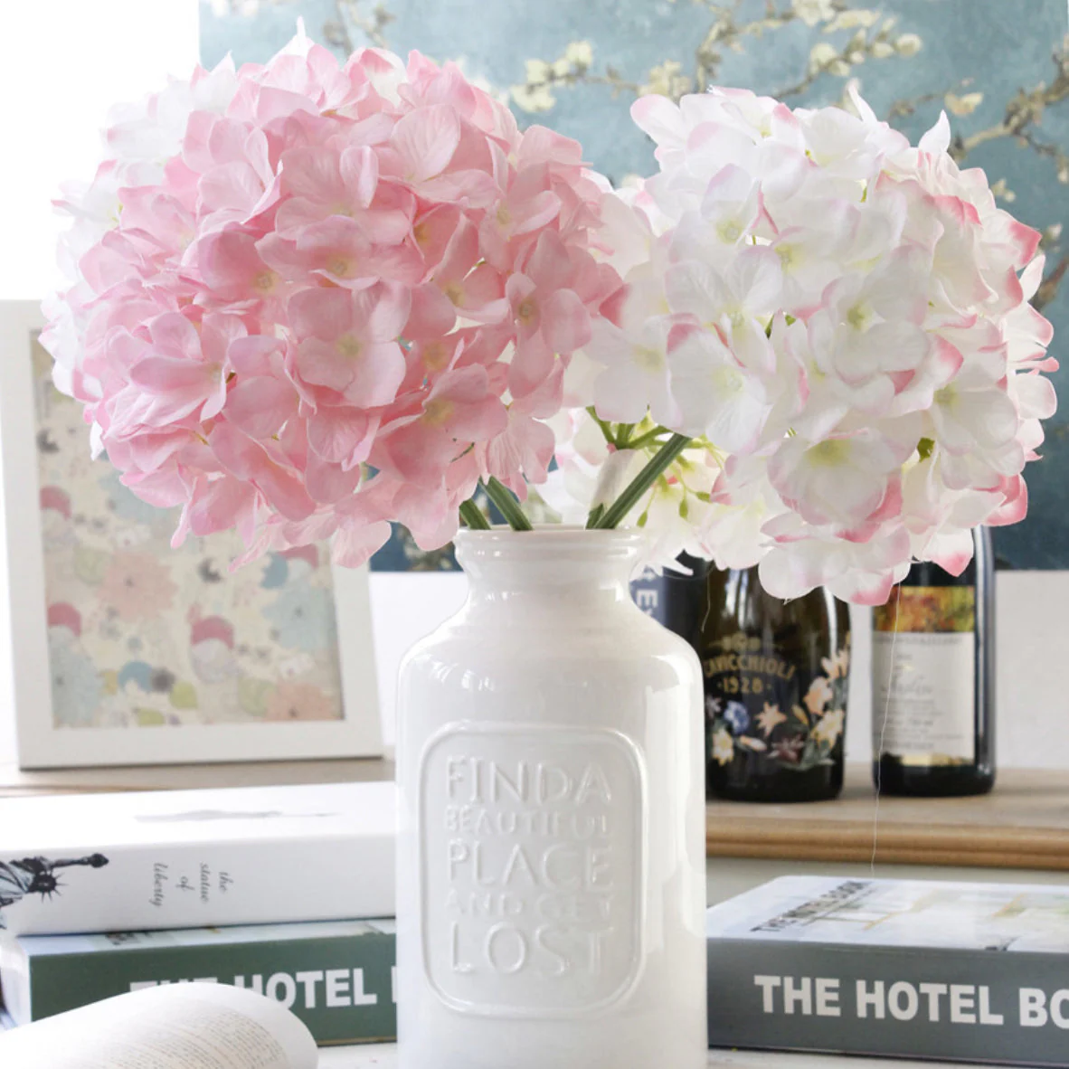 Artificial Hydrangea Pink - Image 12