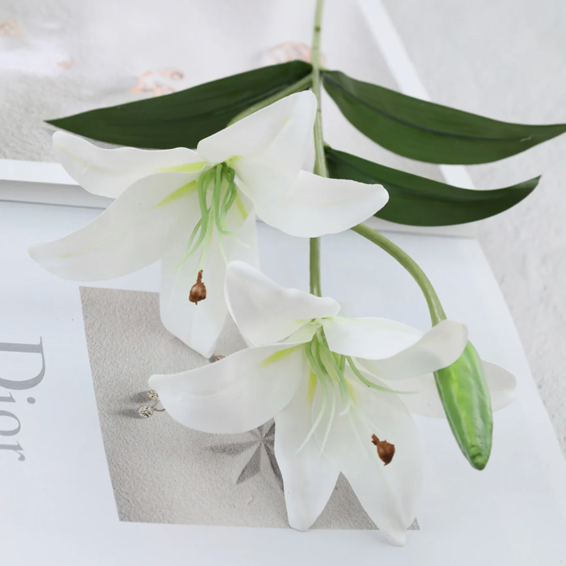 Artificial Lily Flower - Image 12