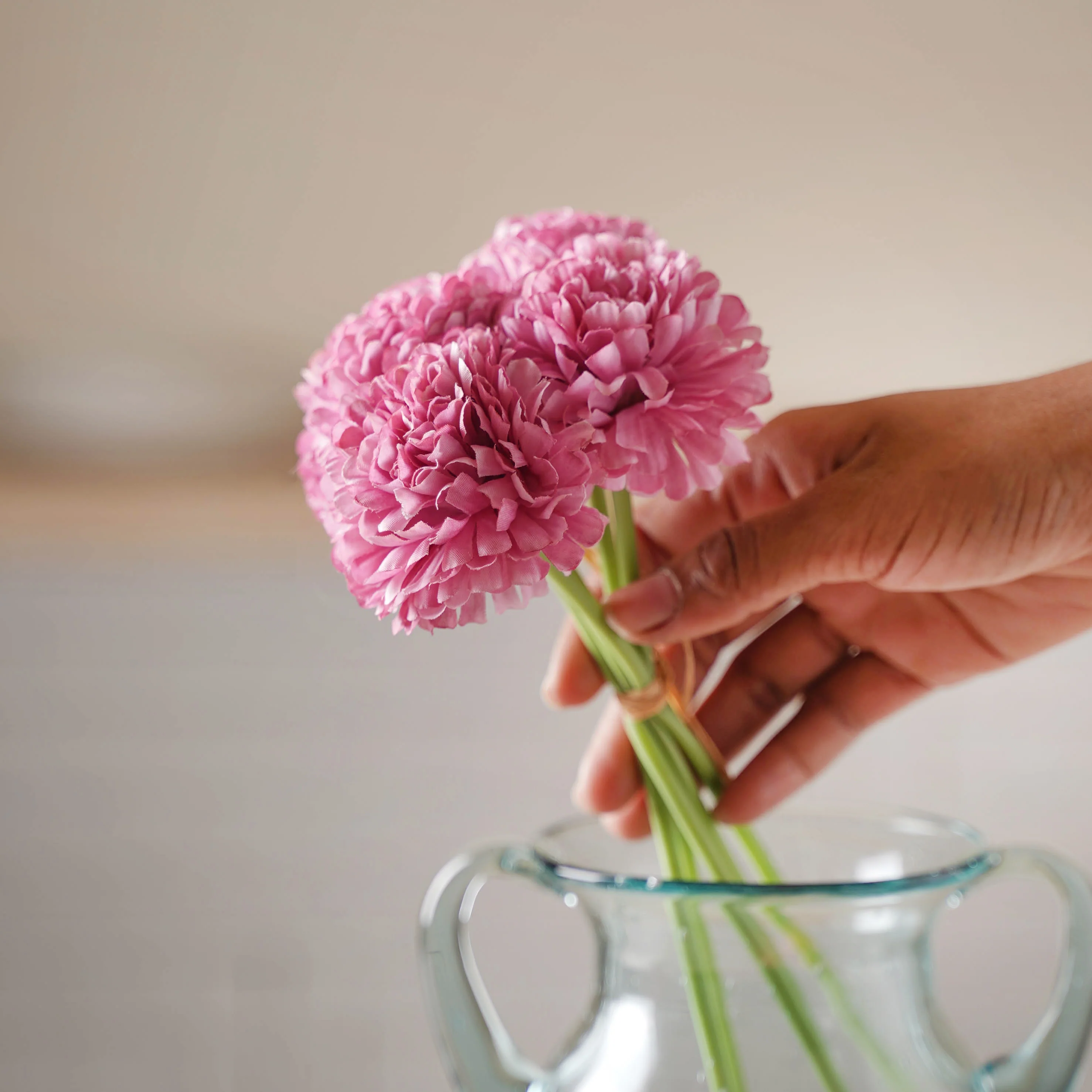 Artificial Pink Petal Flower - Image 7