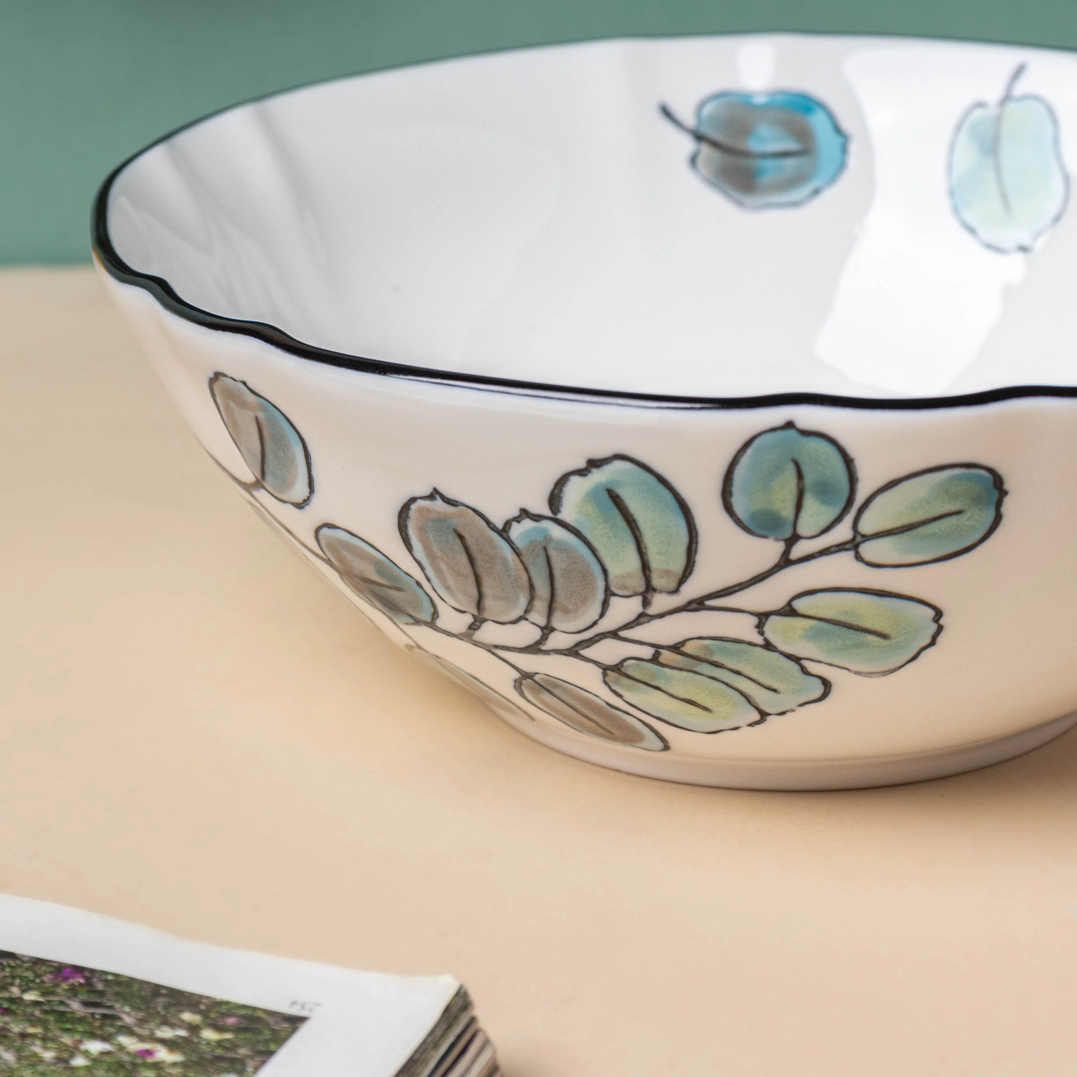 Aspen Leaves Serving Bowl 7.5 Inch - Image 6
