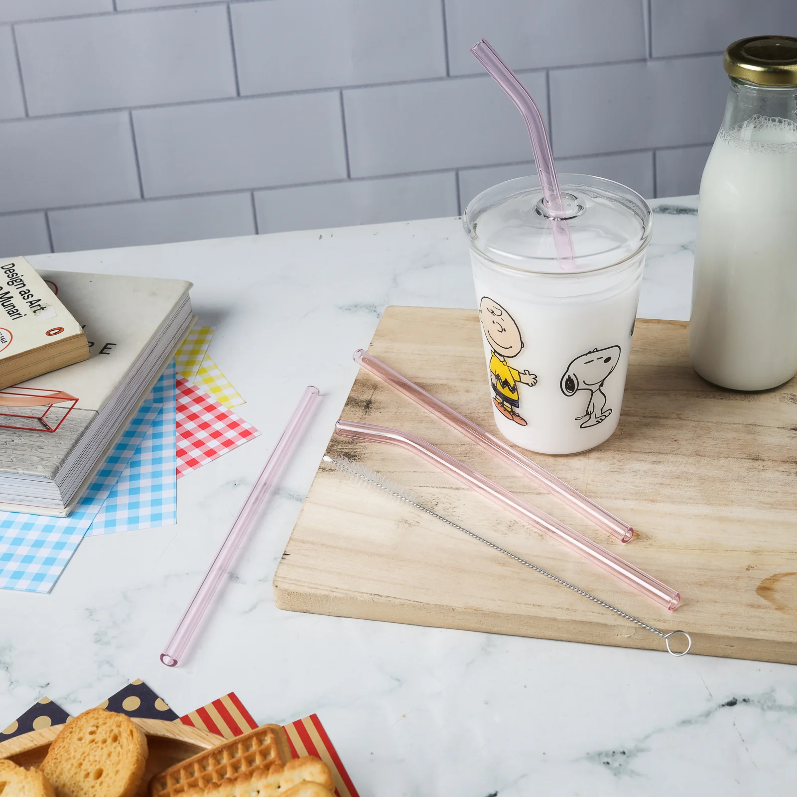 Assorted Glass Straw Set of 4 - Image 26