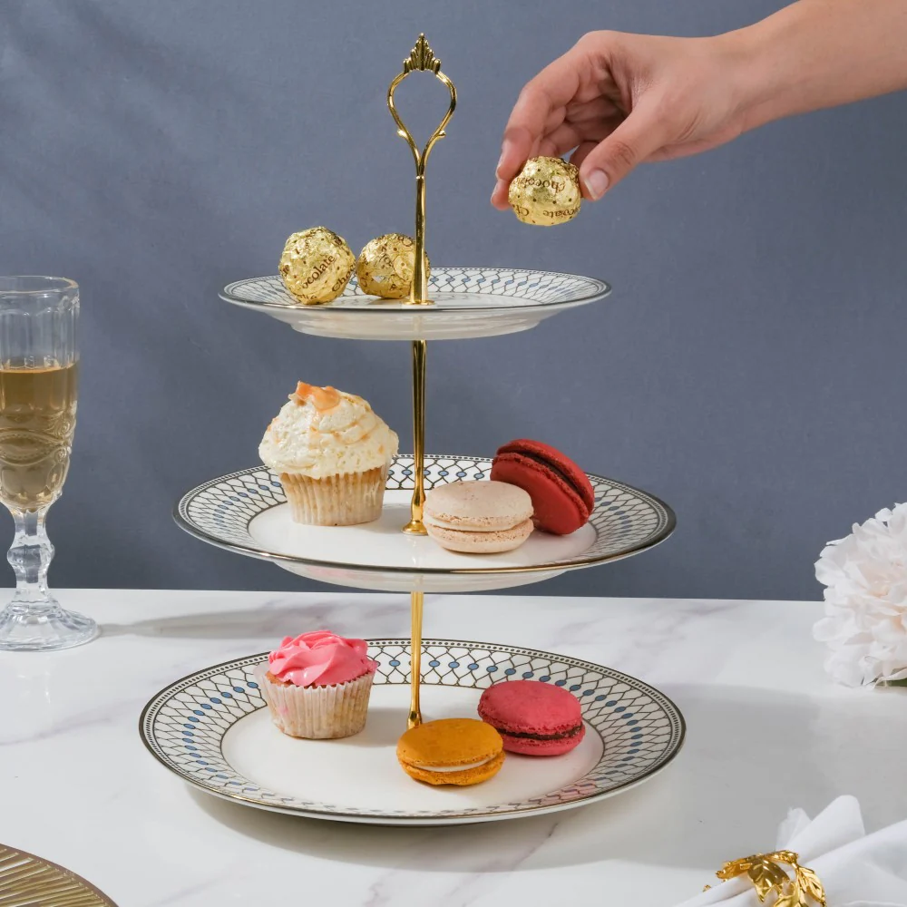 Aurelea 3 Tier Dessert Stand - Image 9