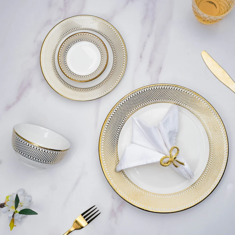 Aurelea 27 Piece Dinner Set For 6 - Image 6