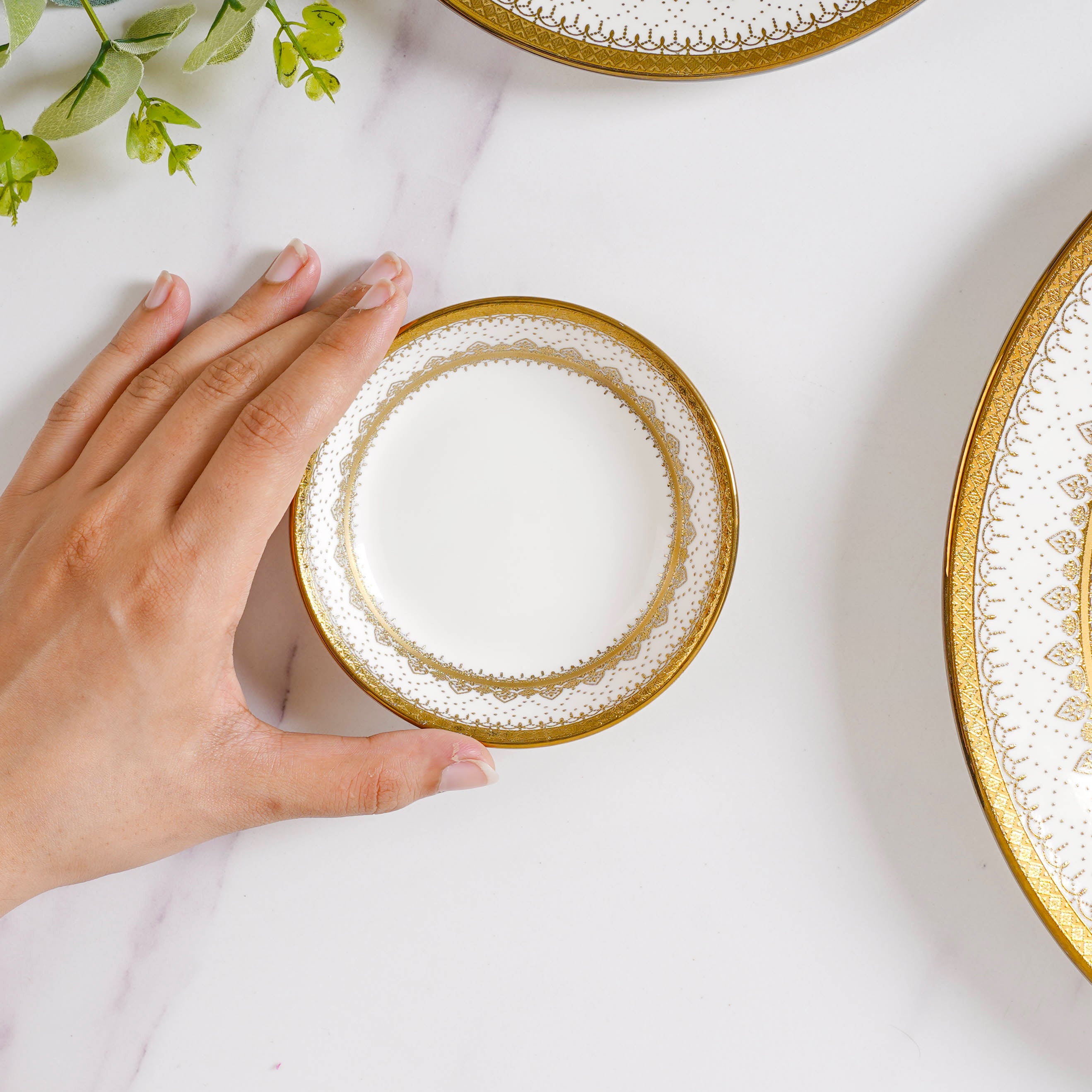 Aurelea Festive Dessert Plate - Image 2