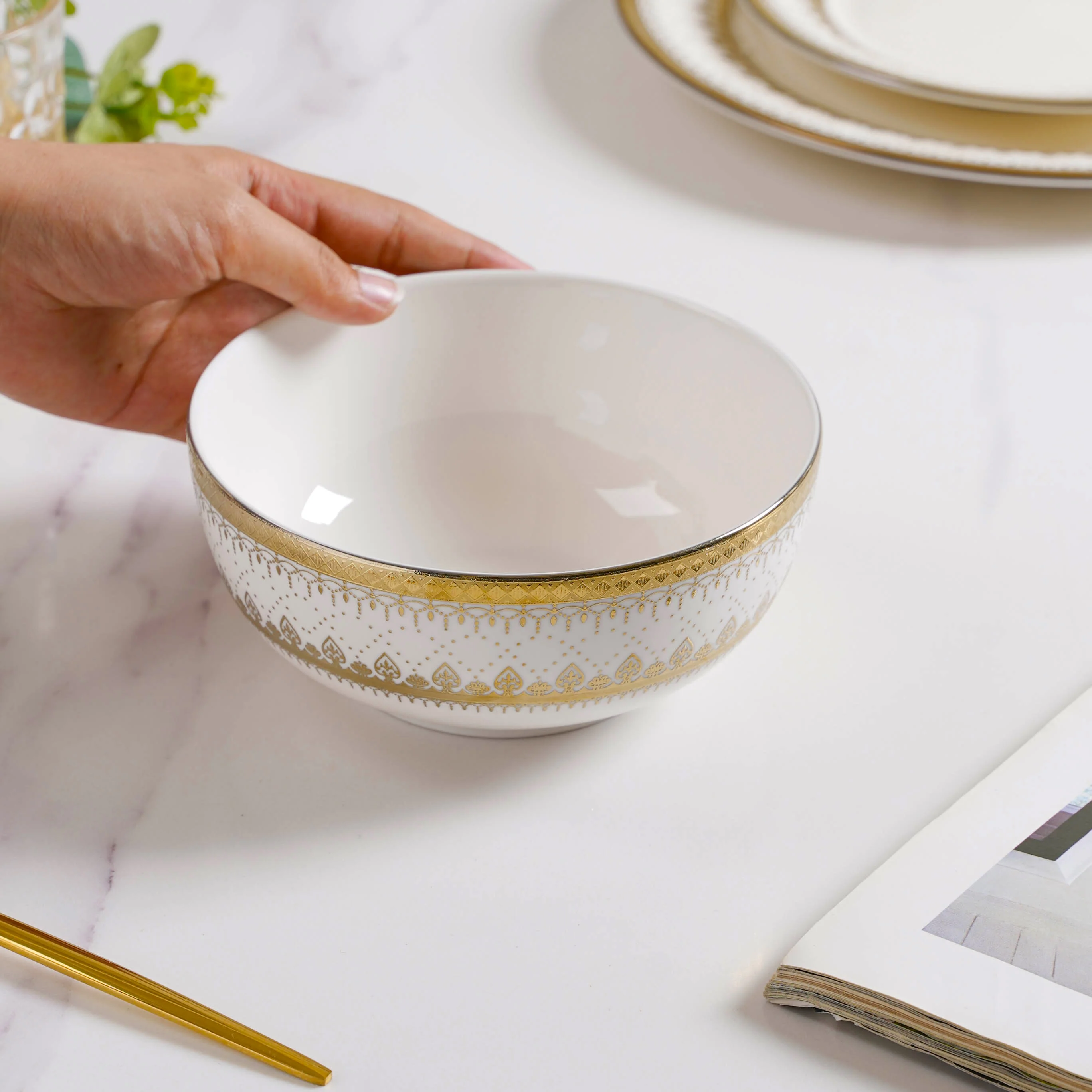 Aurelea Festive Soup Bowl - Image 2