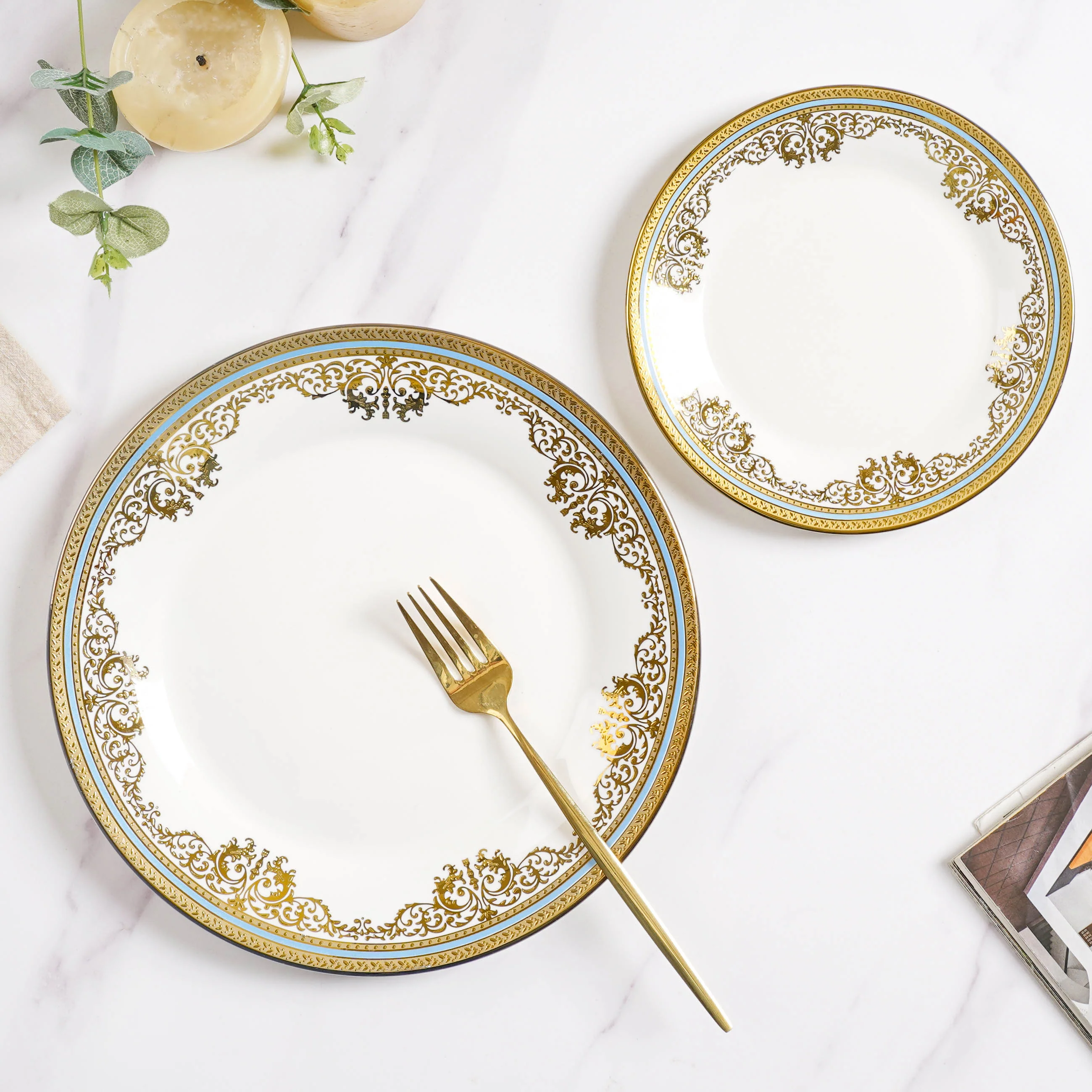 Aurelea Floral Dinner Plate - Image 5