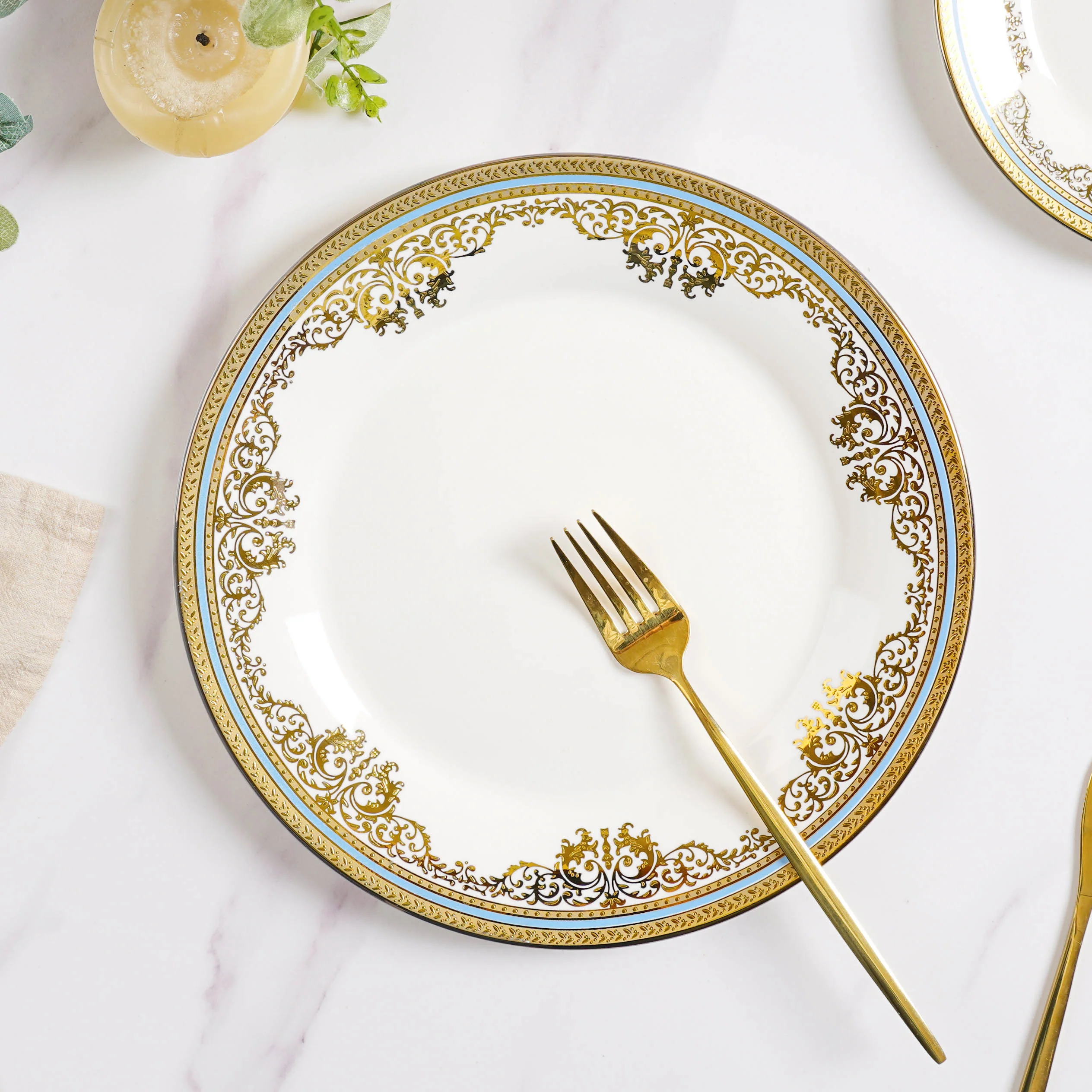 Aurelea Floral Dinner Plate - Image 7