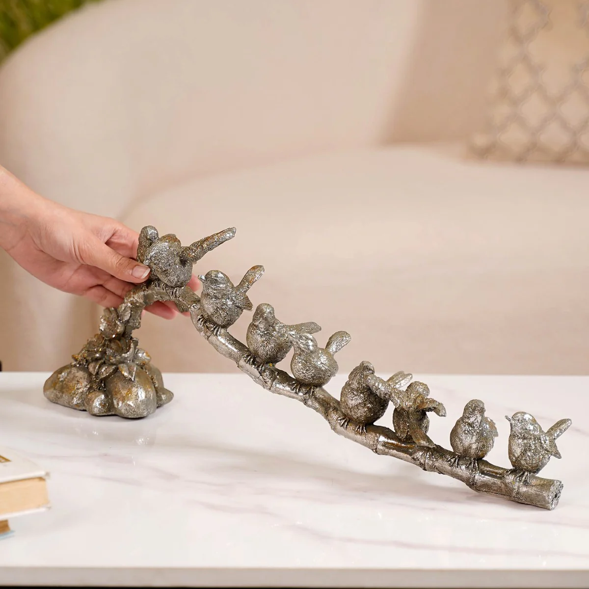9 Birds On A Branch Decor Showpiece - Image 5