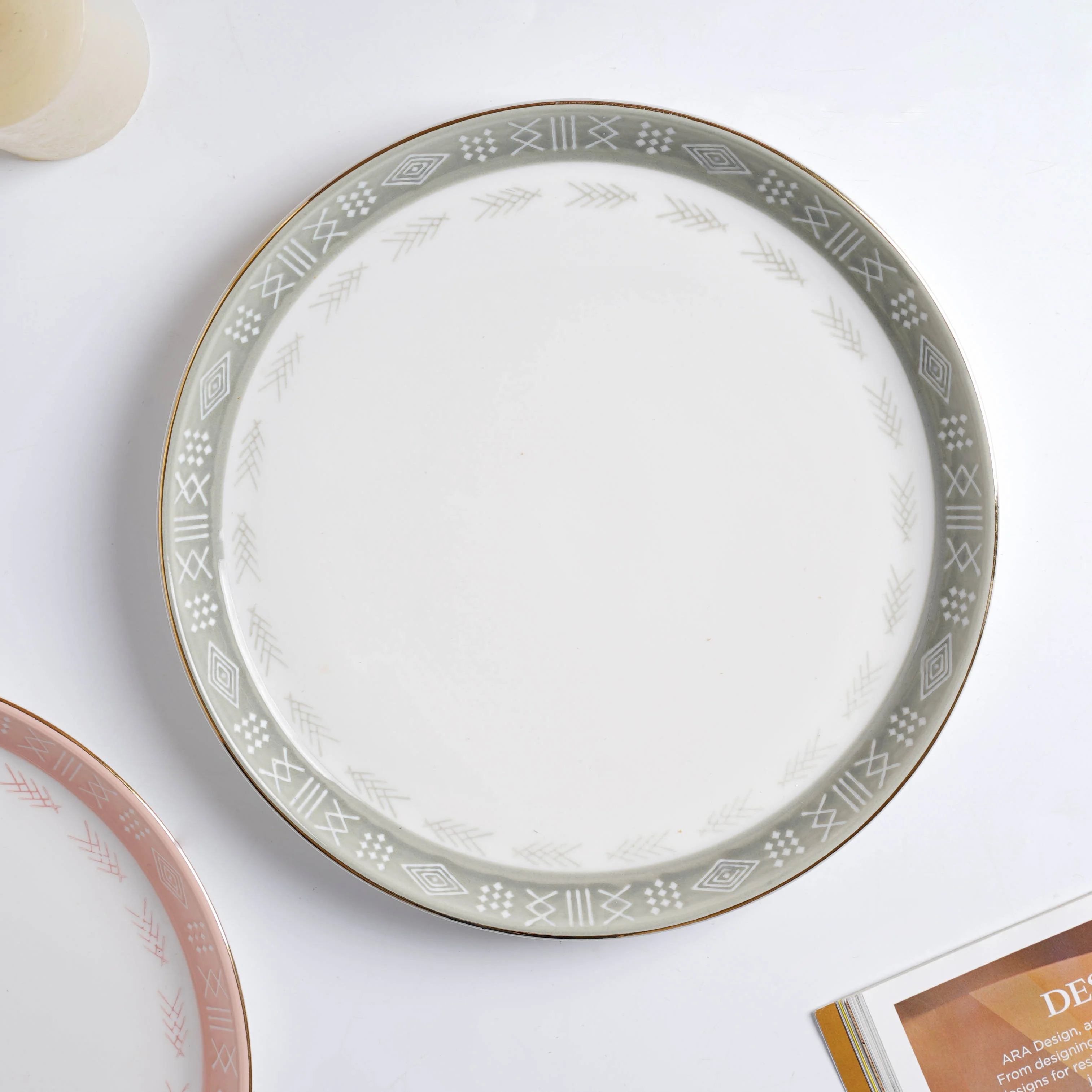 Azo Grey 27 Piece Dinnerware For 6 - Image 10