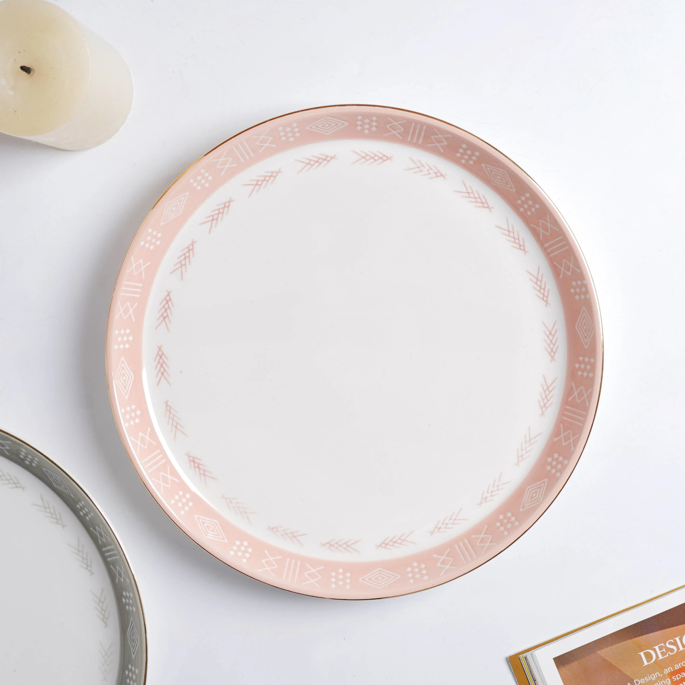 Azo Pink 27 Piece Dinner Set For 6 - Image 7